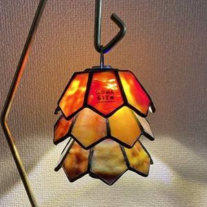 Abat-jour en verre Tiffany compatible Goal Zero, <span class=keywords><strong>camping</strong></span> en plein air, style japonais vintage, lanterne en verre teinté, abat-jour GZ - Product Image 3