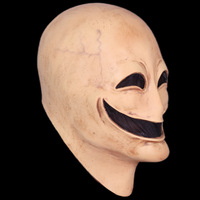 Masque en latex Alien Homme Sans Visage pour Fête d'Halloween, Masquerade Effrayante pour Adultes, Nouveauté Transfrontalière Letsfancy