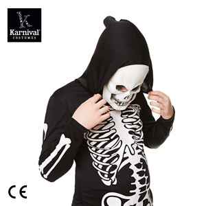 Disfraz de Halloween de esqueleto fantasma para niños, estilo cosplay de terror de TV y películas, de poliéster, venta al por mayor ODM Karnival - Product Image 4