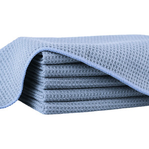 Toalla Absorbente de 400 GSM, 40*40, Secado Rápido, <span class=keywords><strong>para</strong></span> Limpieza Interior de Automóviles, Paños de Microfibra con Tejido Waffle, Logotipo Personalizado - Product Image 3