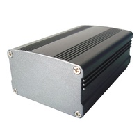 Boîtier de boîtier en aluminium extrudé personnalisé en usine boîtier d'amplificateur de puissance boîtier PCB boîtier électronique en aluminium extrudé anodisé