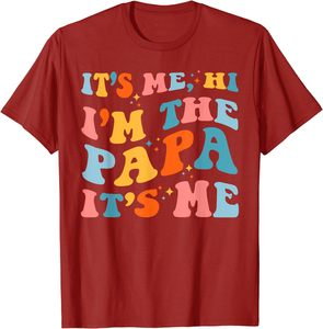 Festa del papà regalo ciao sono il papà sono <span class=keywords><strong>io</strong></span> divertente per papà T-Shirt Streetwear maglietta estiva personalizzata maglietta a girocollo a manica corta - Product Image 2