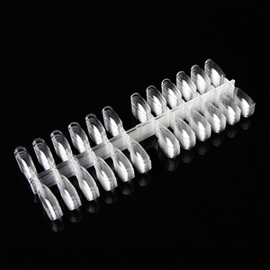 10 Uds. de puntas de uñas de base plana con núcleo sólido y cabeza cuadrada, tarjeta de colores, exhibidor para salón, herramienta de práctica de manicura con gel, bolsa de exhibición - Product Image 3