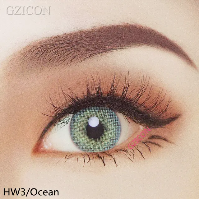 Hollywood ocean cosmetic lenses 4 color high quality beauty eyes color contact lens