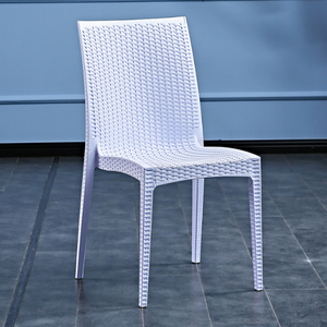 Sedie in Plastica Polipropilene Impilabili per Esterni, Giardino e Patio, Colore Giallo, Vendita all'Ingrosso - Product Image 1