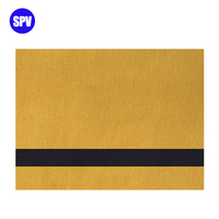 Fabricant de similicuir couleur jaune Laser Safe Blanks Laserable Leatherette Feuilles épaisses