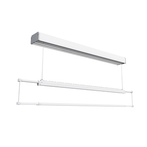 Séchoir pliable pour vêtements et couvertures à double tige pour l'extérieur-Conception électrique ultra-mince compacte - Product Image 6