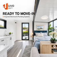 Maison conteneur extensible UVO 20FT : Certifiée AS/NZS 1170 & SAA, unité préfabriquée pour logement secondaire |   Maison à louer à haut rendement pour l'Australie