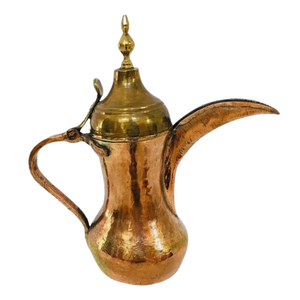 Cafetière à thé gravée Design de luxe classique Finition dorée Arabe Dallah Théière de cuisine de taille moyenne de qualité supérieure - Product Image 5