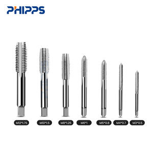 Juego de 3 Machos de Roscar de Acero Aleado DIN 352, Macho de Roscar de Flauta Recta Izquierda M6 para Herramientas Manuales - Product Image 2