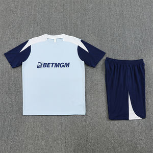 Uniformes de Fútbol de Verano, Conjunto de Entrenamiento de Manga Corta, Camiseta del Tottenham 25/26, Transpirable, de Poliéster, Secado Rápido, Cuello Redondo, Unisex - Product Image 5