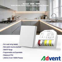 Controlador de Iluminación Cinética sin Baterías, Interruptor de Pared Estándar Americano, Unidad de Iluminación con Control Remoto, Interruptor de Encendido/Apagado de Pared