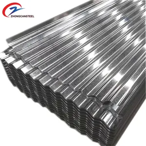 Nhà cung cấp giá rẻ gi 28 đo đường cong kẽm/aluzinc tráng tấm thép, kim loại lợp sheets giá của mỗi tấm