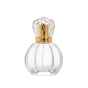 Directo de Fábrica, Botella de Perfume de Vidrio Blanco Cristalino de Alta Calidad de 50 ml, Envase Tipo Bayoneta, Ideal para Suero para el Cuidado de la Piel y Cosméticos - Product Image 1