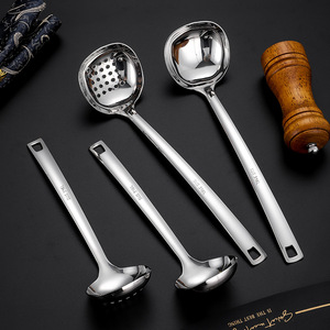 Louche à soupe transfrontalière en acier inoxydable 316L, louche à soupe domestique allongée, louche pour fondue, manche long, louche à soupe - Product Image 3