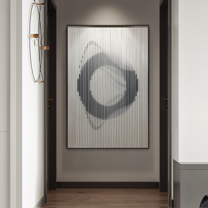 Cuadros Decorativos Acrílicos Contemporáneos en 3D de <span class=keywords><strong>Qian</strong></span> <span class=keywords><strong>Wu</strong></span> para Sala de Estar, Pasillo, Hotel - Opciones de Marco de Color Personalizado, Tamaño Personalizado - Product Image 1