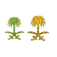 Badge adhésif personnalisé en gros avec logo, épingle 3M en métal, autocollant personnalisé en émail souple pour coque de téléphone, motif palmier et couteau incurvé