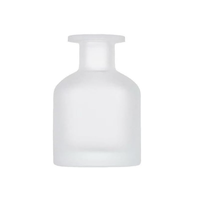 Bouteilles de diffuseur en verre givré rose, noir et blanc de 250 ml, vides et rechargeables, pour huiles essentielles