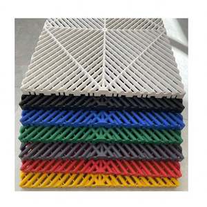 Tapis de verrouillage en Pp Carreaux de sol de garage de drainage à emboîtement anti-dérapant - Product Image 2