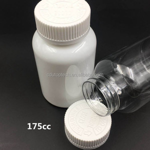 100cc 120cc 150cc 175cc 200cc màu đen trắng Màu Xanh Lá Cây rỗng nhựa viên nang chai HDPE Pill chai với CRC Nắp - Product Image 2