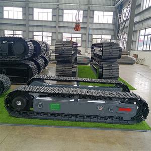 ผลิตในประเทศจีนรางยางสําหรับชิ้นส่วนระบบเครื่องจักรก่อสร้างรถขุดแชสซีตีนตะขาบช่วงล่าง - Product Image 3