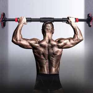 Nhà sử dụng phòng tập thể dục tập thể dục thanh không có vít cài đặt mức mét doorway pull-up Chin-up Bar-200kg tải công suất 2.2kg Trọng lượng nhẹ - Product Image 6