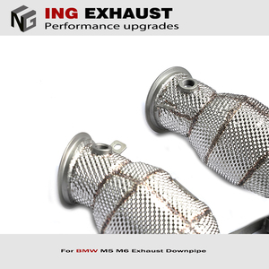 ING-tubería de bajada catalítica de acero inoxidable, para <span class=keywords><strong>BMW</strong></span> F90, M5M6, M5, M6, F10, F12, 2011 T, 2016-4,4 - Product Image 6