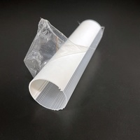Diffuseur de lumière LED pour PC européen, profilé extrudé en polycarbonate linéaire, écologique, sur mesure, direct usine