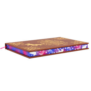Custom Book Printing Factory Oem Sewn Binding Leather Cover Foil Stamping Collect Spray Book Edge Custom - Product Image 3