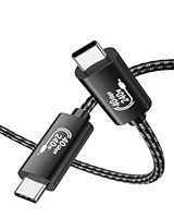 Câble en nylon USB4 type-c type-c 40Gbps 8K60Hz sortie vidéo 240W USB C câble de données de qualité de blindage de tresse coaxiale pour l'utilisation de l'appareil photo