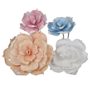 Fiore di Carta Tridimensionale Gigante a Forma di Rosa per Pasqua, Decorazione Artigianale di Alta Qualità, Ornamenti Artificiali Bellissimi, Tendenza Social Media - Product Image 4