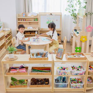 TOP asilo nido moderna scuola materna in età prescolare mobili <span class=keywords><strong>Montessori</strong></span> scuola materna per bambini sedia da tavolo - Product Image 3