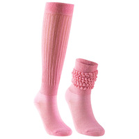 Extra Long Haute Qualité Femmes Sommeil Volant Scrunch Épais Tout Coton Loose Custom Heavy Slouch Chaussettes à N'importe Quelle Longueur Dames