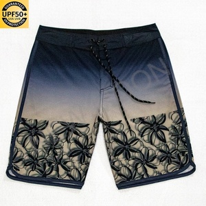 Short de bain taille haute grande taille respirant pour l'été, décontracté, protection solaire, avec impression par sublimation et logo personnalisé - Product Image 5