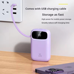 Batería Externa Digital LCD de Polímero de Litio de 20000 mAh, Portátil, de Alta Capacidad, con Interfaces USB y Tipo-C, Venta al Por Mayor - Product Image 3