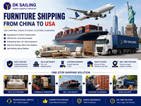 Agent d'expédition maritime LCL Chine-Canada pour meubles, service porte-à-porte pour petites lots