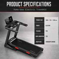 Great Whale Nouveau A8 Tapis de course électrique inclinable et pliable, exclusivité transfrontalière, Moteur 3.5HP, Écran LED, Amortissement des chocs, Usage domestique