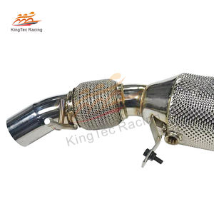 Tuyau d'échappement N20 Downpipe pour <span class=keywords><strong>BMW</strong></span> Série 4 catted F30 <span class=keywords><strong>320i</strong></span> 320xi 328i 328xi Bouclier thermique avec catalyseur à 200 cellules - Product Image 6