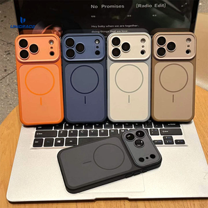 UNIGRACE Luxury Hard PC TPU Skin Feel Frosted Magnetic Phone <strong>Case</strong> Lens Protection Covers for iPhone <strong>17</strong> 16 15 14 <strong>Pro</strong> <strong>Max</strong> <strong>Cases</strong> - Product Image 1