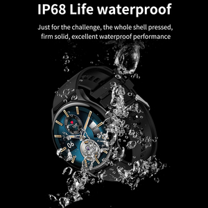 SENBONO HK89 1,43 inch AMOLED Smartwatch Sport Unisex NFC Oproepen beantwoorden Slaaptracker Bloedzuurstofmeter Waterdicht IOS Android - Product Image 6