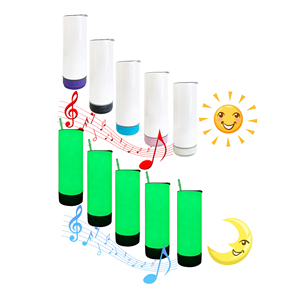Mix 5 Colors Cup Glow Tumbler Speaker Smart <b>Music</b> Player Mugs for Sublimation Printing - Product Image 1