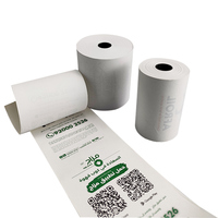 Rollos de Papel Térmico Personalizados de Una Sola Capa con Recubrimiento Superior de Alta Sensibilidad, Sin Atascos, para Sistemas POS de Alto Volumen