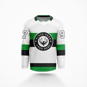 Оптовая продажа: 100% полиэстер, сублимационная печать, хоккейная форма на заказ с названием команды, номером, логотипом и функцией быстрого высыхания - Product Image 3