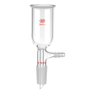 Pabrik Barang Pecah Belah Lab Kustom Tiongkok Kaca Boro Tinggi 3.3 Kolom Kromatografi Berdinding Tebal Stopcock PTFE - Product Image 3