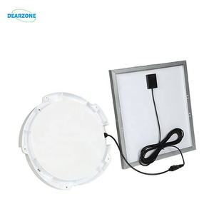 Vườn ngoài trời trang trí Powered Bảng điều chỉnh cảm biến <span class=keywords><strong>LED</strong></span> lũ lampe bóng đèn năng lượng mặt trời trần ánh sáng vòng văn phòng nhà phòng trong nhà 300W 80 - Product Image 3