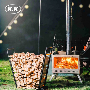 <span class=keywords><strong>Panier</strong></span> à bois Kawagebo Kamp (KK) L 48,5 x L 28 x H 56 cm, support à bois en <span class=keywords><strong>acier</strong></span> à haute teneur en carbone, porte-bois portable - Product Image 5