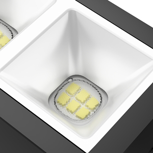 ไฟ LED แบบฝังฝ้าเพดานทรงเส้น 40W UGR ต่ำกว่า 16 140 ลูเมนต่อวัตต์ สำหรับร้านค้าปลีกและเพดานเชิงพาณิชย์ - Product Image 3