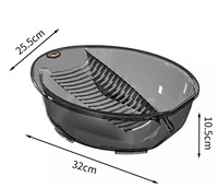 Boîtes de rangement multifonctionnelles portables en aluminium transparent PET durables pour salle de bain, lavage, ménage, plusieurs tailles