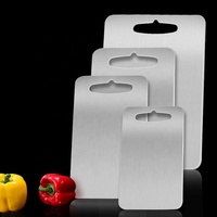 Tabla de cortar de acero inoxidable, SS 304, para Cocina