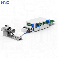Machine de découpe laser à fibre automatique 1500W-6000W Cypcut HIWIN refroidie par eau pour l'industrie automobile, la découpe de tôles fines en acier